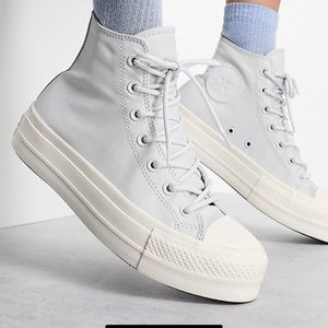 Converse Chuck Taylor All Star Lift sneakers in triple white